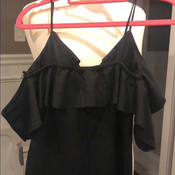 Boohoo Off Shoulder Ruffle Sleeve Midi - Picture 4 of 4